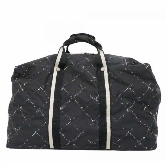 CHANEL Handbags - Chanel Boston Bag (Old Travel) Nylon Black for Men and Women